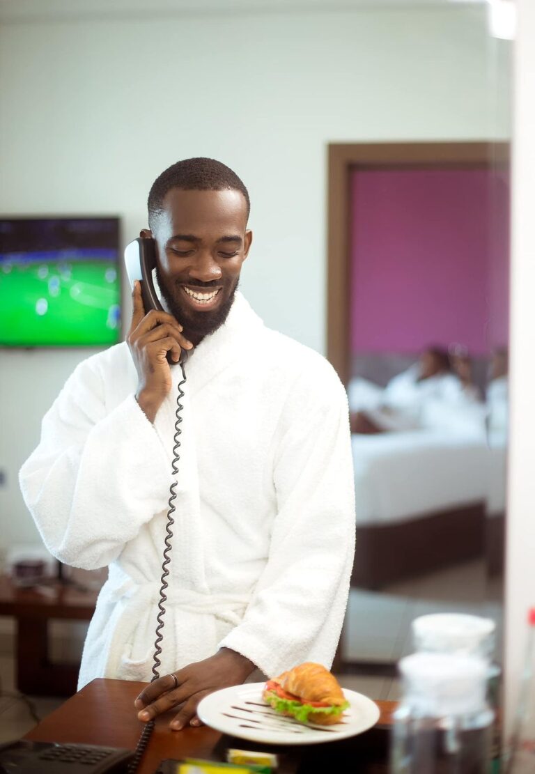 Embrace your week with a serene environment and great meal at Ibis Styles Accra. Enjoy 20 discounts off on all meals and earn more rewards points from now till the end of May with our on going ALL dining off 768x1111