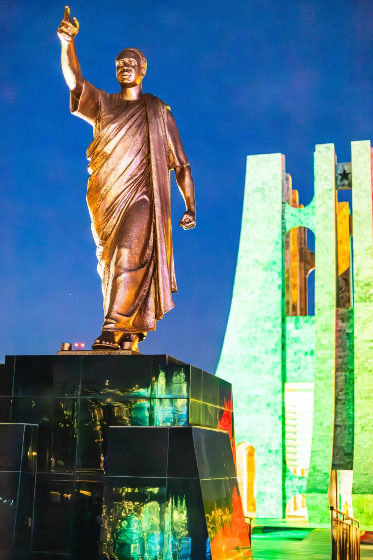 Kwame Nkrumah Monument at the Kwame Nkrumah Mausoleum and Memorial Park Accra 01 768x1152