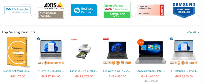 Screenshot 2024 10 14 at 17 03 20 Giloshop Best Online Shopping Center for IT Products in Ghana Giloshop 768x321